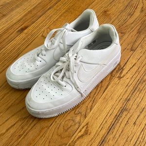 Nike platform Air Force 1s